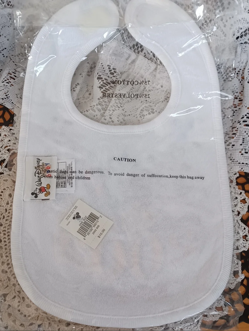 VINTAGE NEW/SEALED EMBROIDERED 